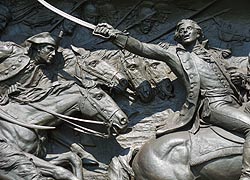 [photo, General Casimir Pulaski statue, 1942 (dedicated 1951), by Hans Schuler, Patterson Park, Baltimore, Maryland]