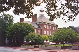 [photo, Legislative Services Building, 90 State Circle (from Bladen St.), Annapolis, Maryland]