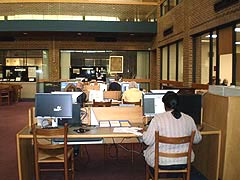 [photo, Search Room, State Archives, 350 Rowe Blvd., Annapolis, Maryland]